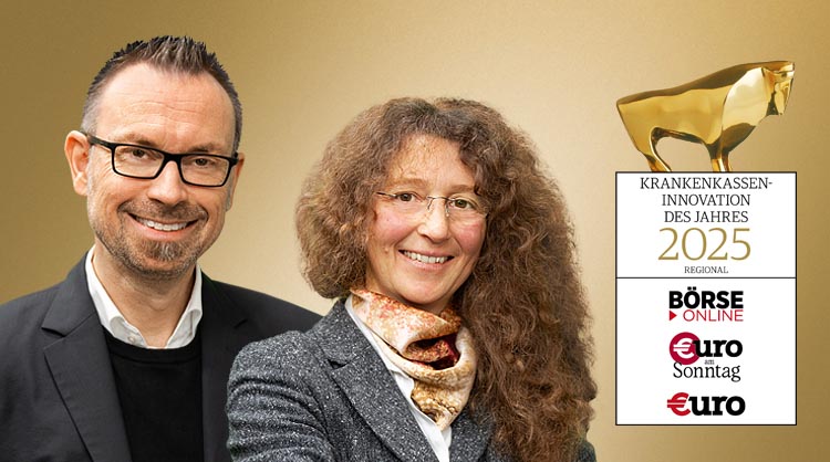 Krankenkassen-Innovation des Jahres regional: Alexandra Schanzenbach, Dr. Stefan Edinger